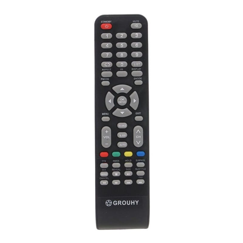B432 Remote Control, Compatible With Grouhy Screen, B432 - Black