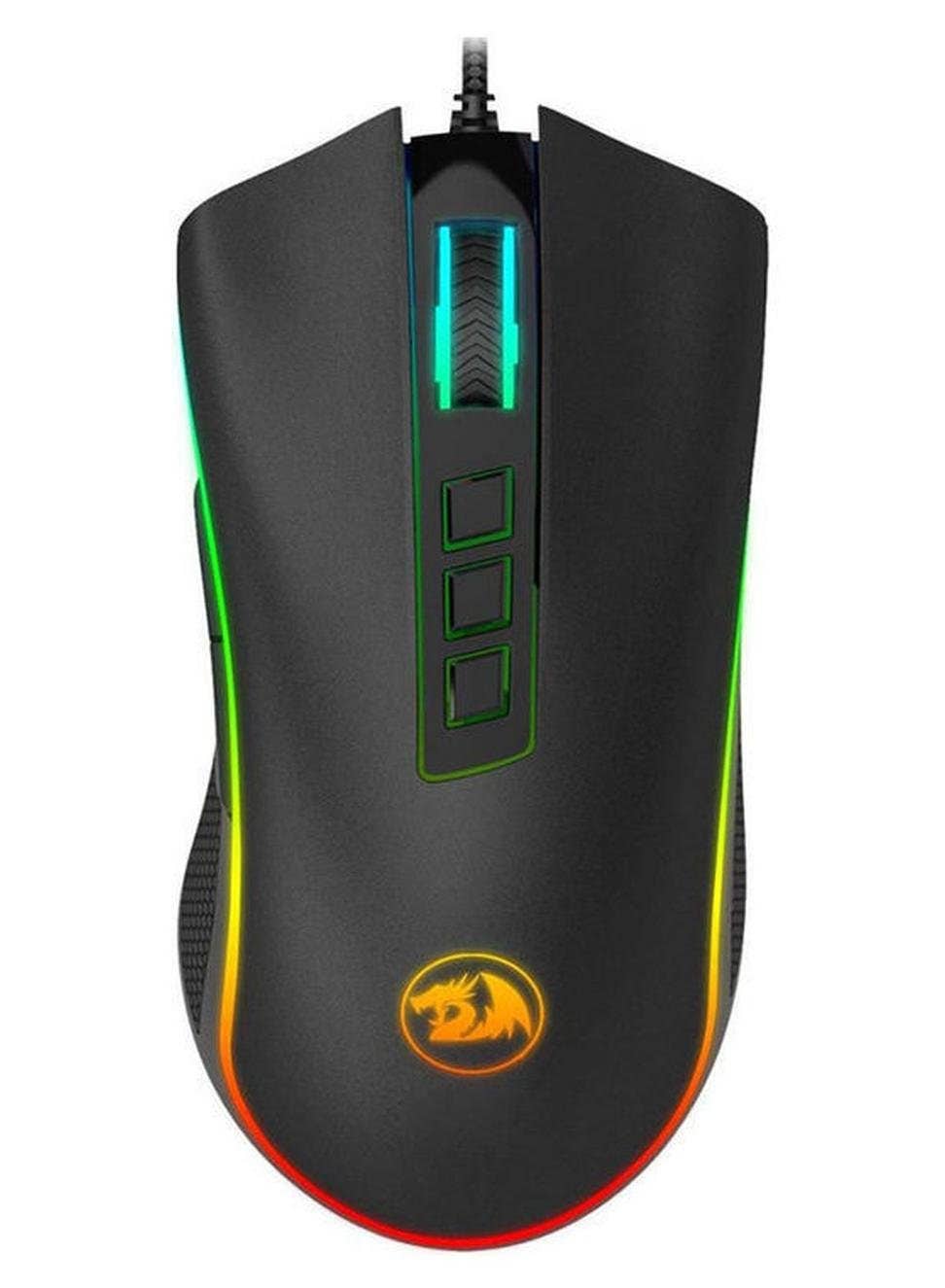M711 Wired Gaming Mouse With Rgb Multi-Color Lighting, Black