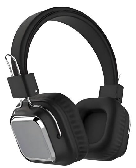 Sodo Over-Ear Wireless Bluetooth Headphones - Black