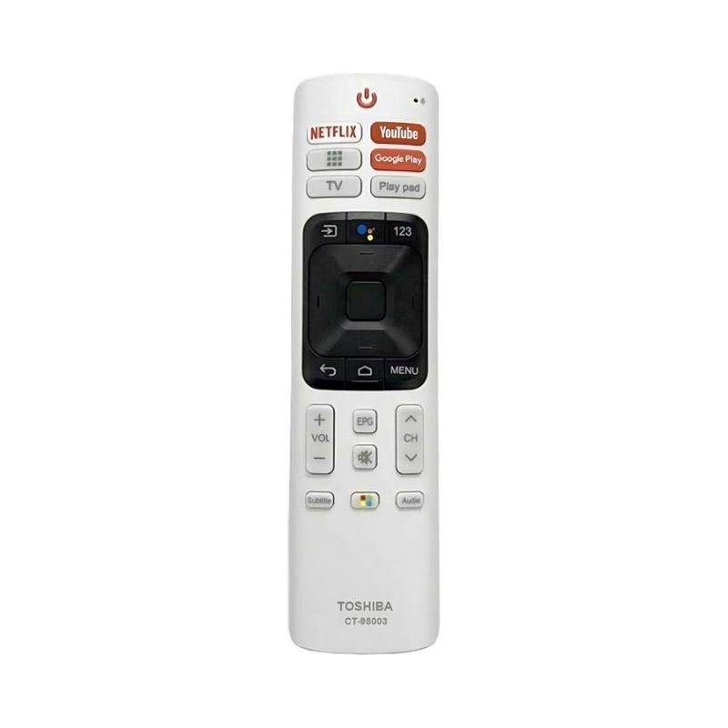 CT-95003 Remote Control, Compatible With Toshiba 4K Screens, CT-95003 - White