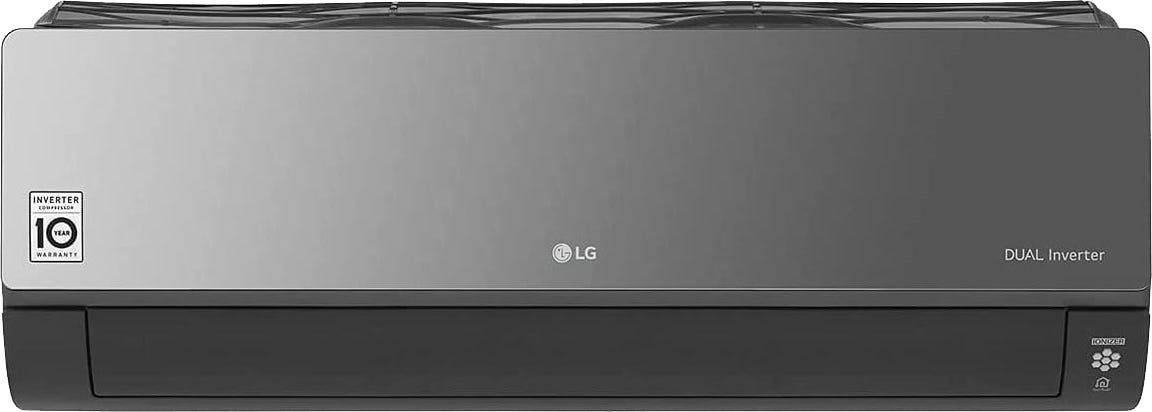 LG Split Air Conditioner, Cooling / Heating, 3 HP, Inverter Compressor and Artcool Front Cover Glass, S4-W24K2RZD - Gray