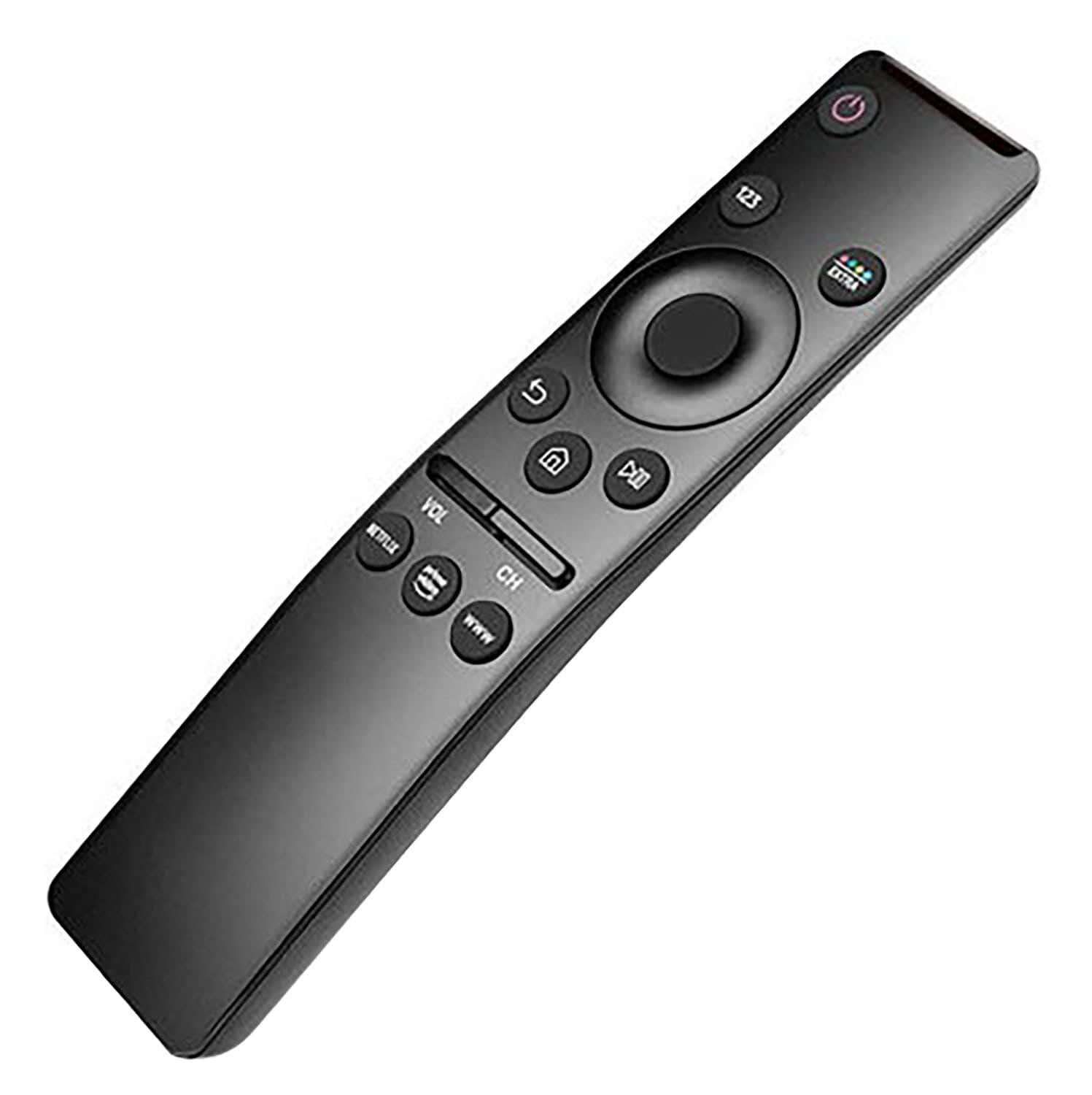 Remote Control With Buttons For Netflix, Prime Video For Samsung Led Uhdrc Curved Hd Drc 4K 8K Smart Screen 3D Screen - Black