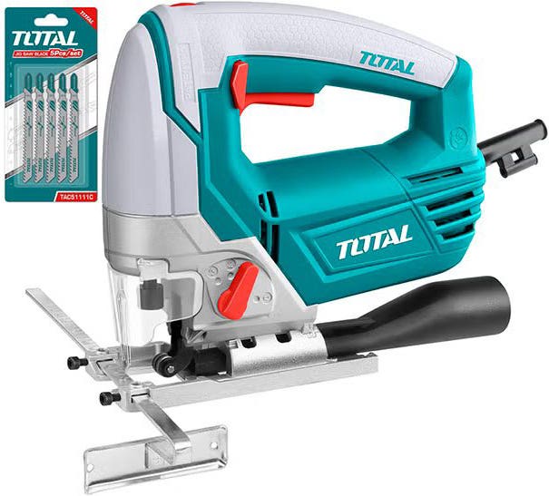 Total Electric saw, 800 Watt - Multicolor