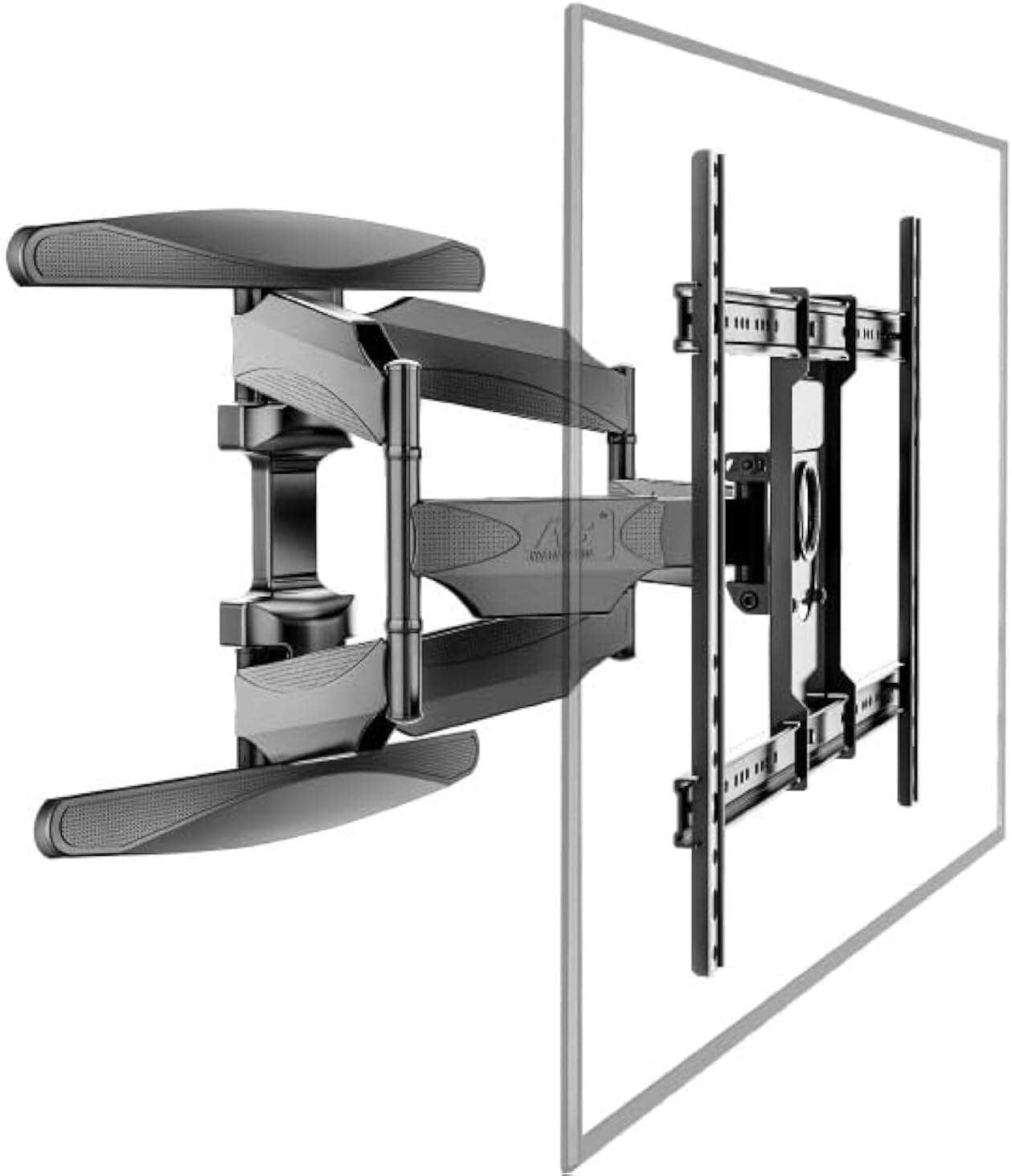North Bayou Nb P65 Tv Mount For 55-85 Inch Tvs, Ultra Slim For Large Screens, 2023 Edition By Ergoflex - Black