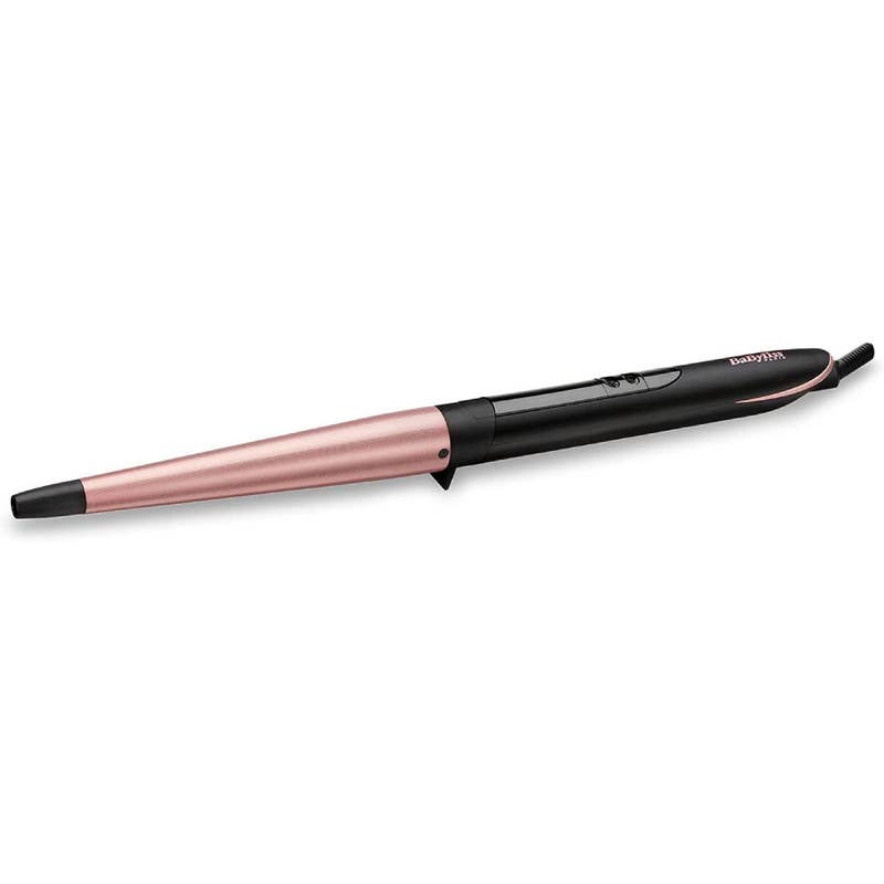 Babyliss C454E Conical Wand Hair Curler - Black Rose