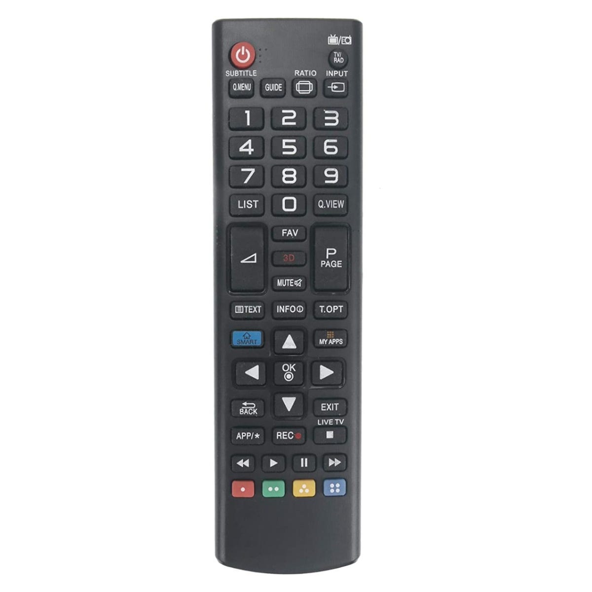 ScreenRemote Control, Compatible With Lg Lcd Led Smart Screen - Black