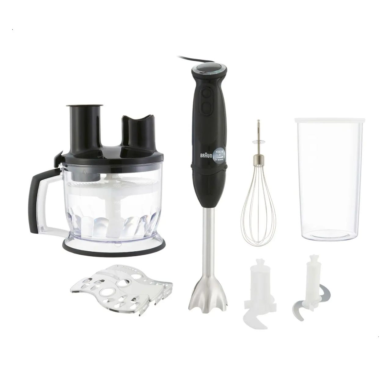 Braun MQ5275 MultiQuick Hand Blender, 1000 Watt - Black