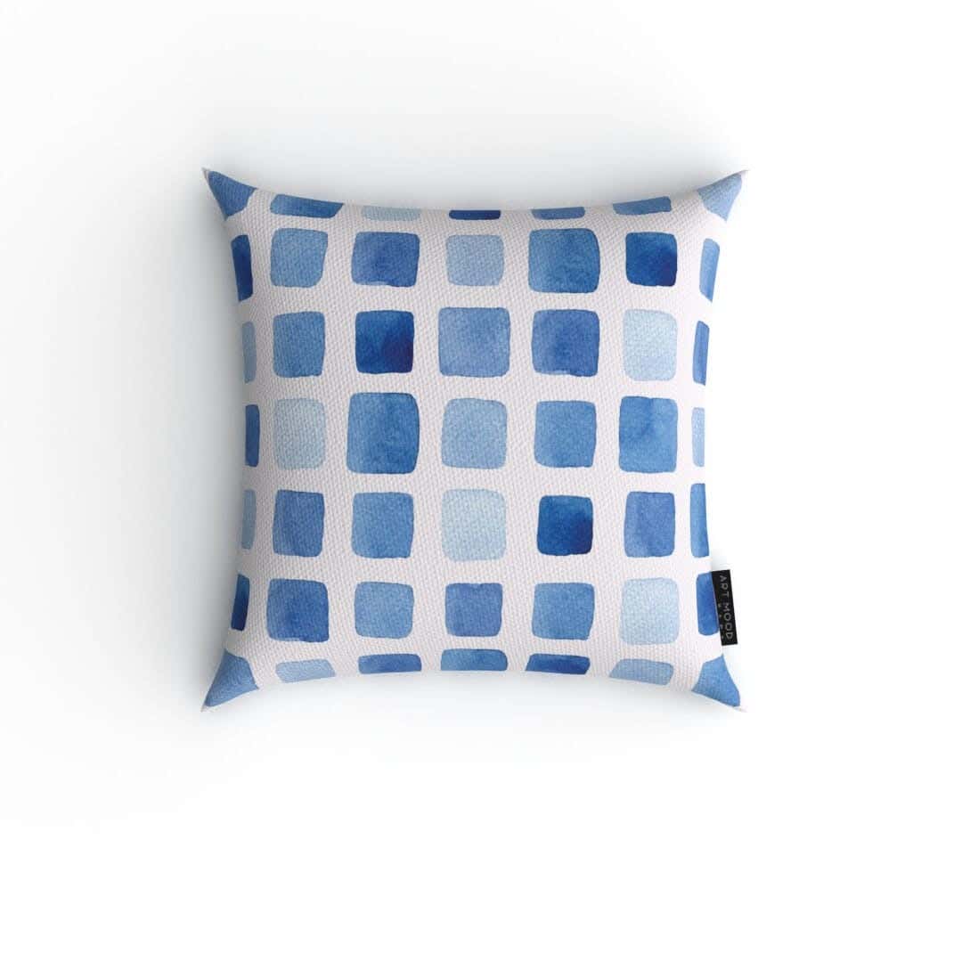 Cotton Cushion , 40×40 cm - Blue