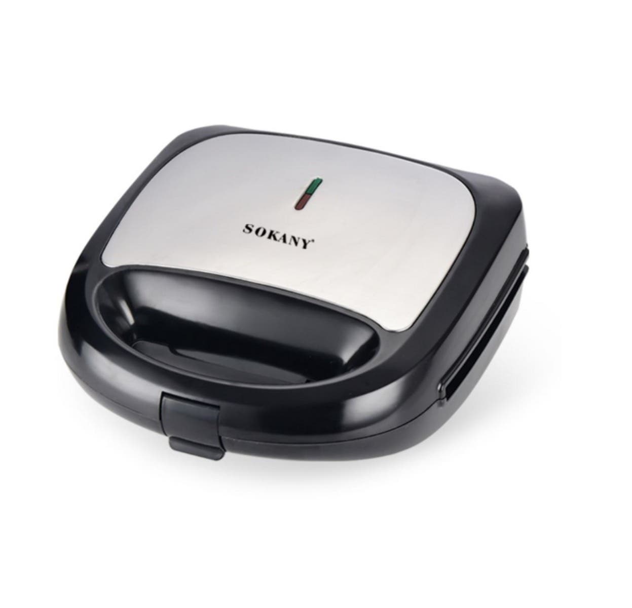 Sokany Sk-902  Sandwich Maker, 750 Watt - Black Silver