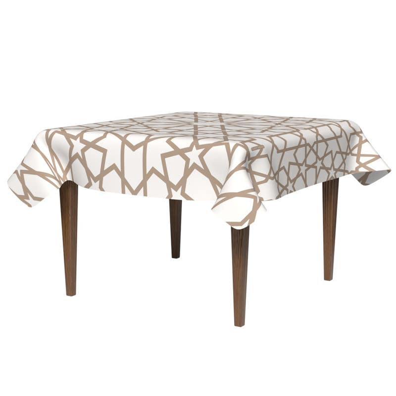 Polyester Tablecloth, 140×140 cm - Multicolor