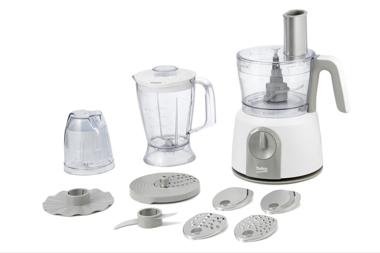 Beko Food Processor, 1000 Watts, 1.3 Liters, FPP 4402 W - White