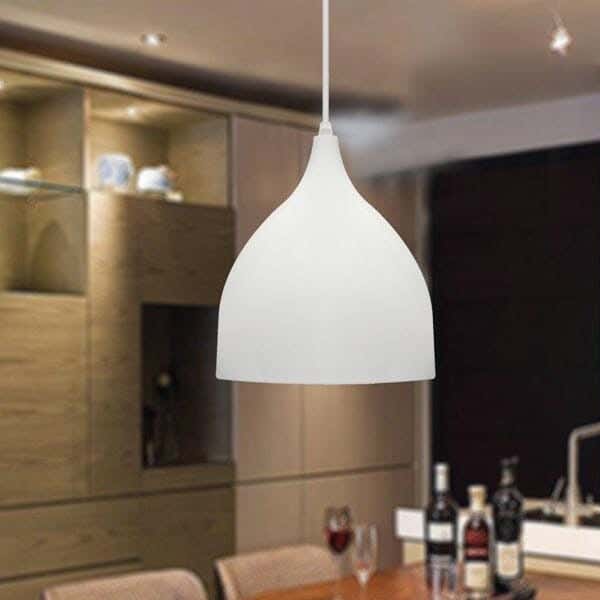 Metal Pendant, 75×18 cm - White