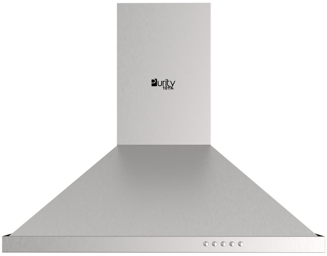 Purity PANSY PRO X 90CM Built-in Hood, 90 cm - Silver