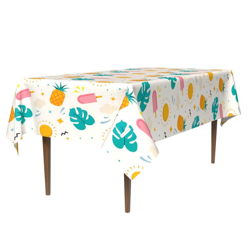 Polyester Tablecloth, 140×300 cm - Multicolor