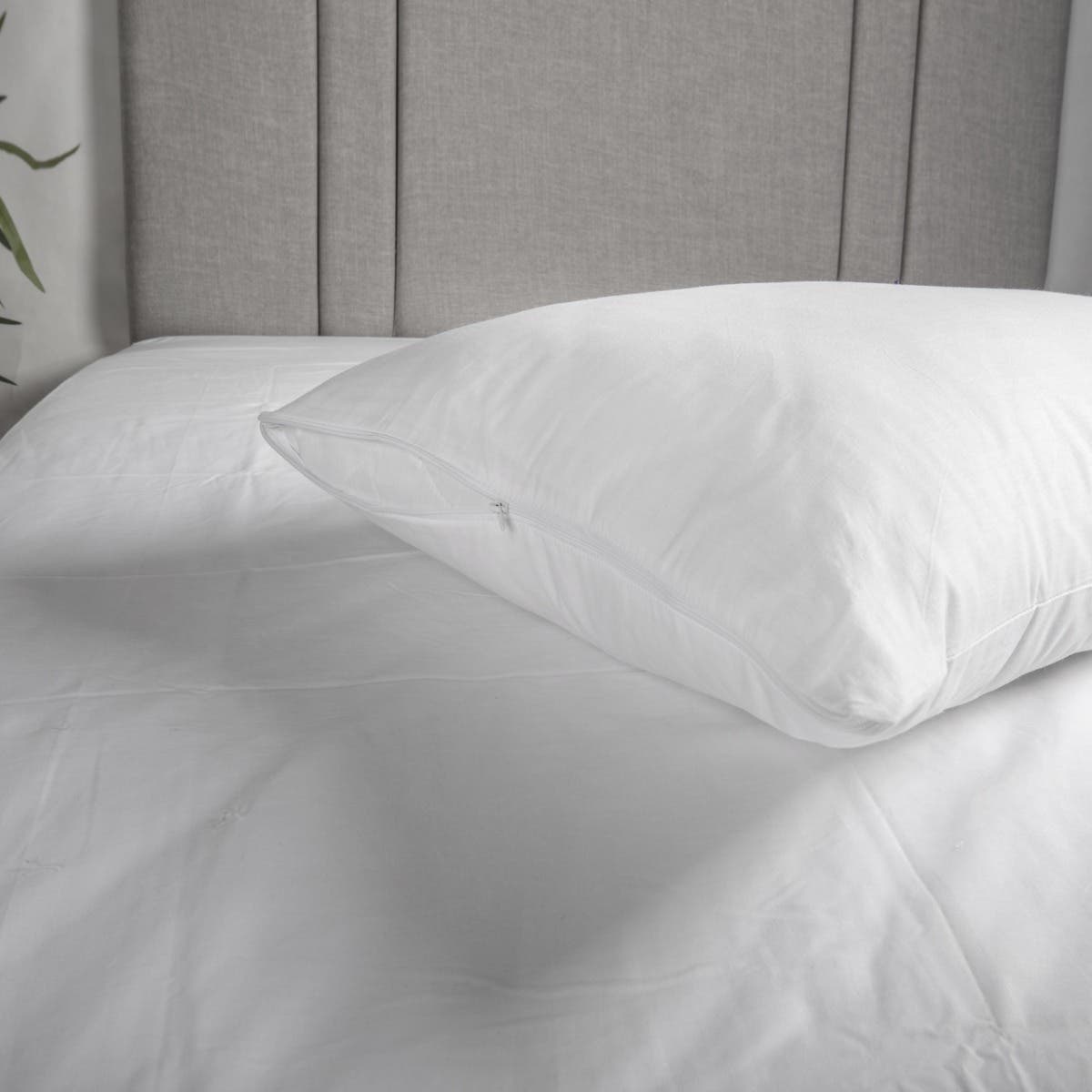 Bed n Home Microfiber Pillow Protector, 50×70 cm - White