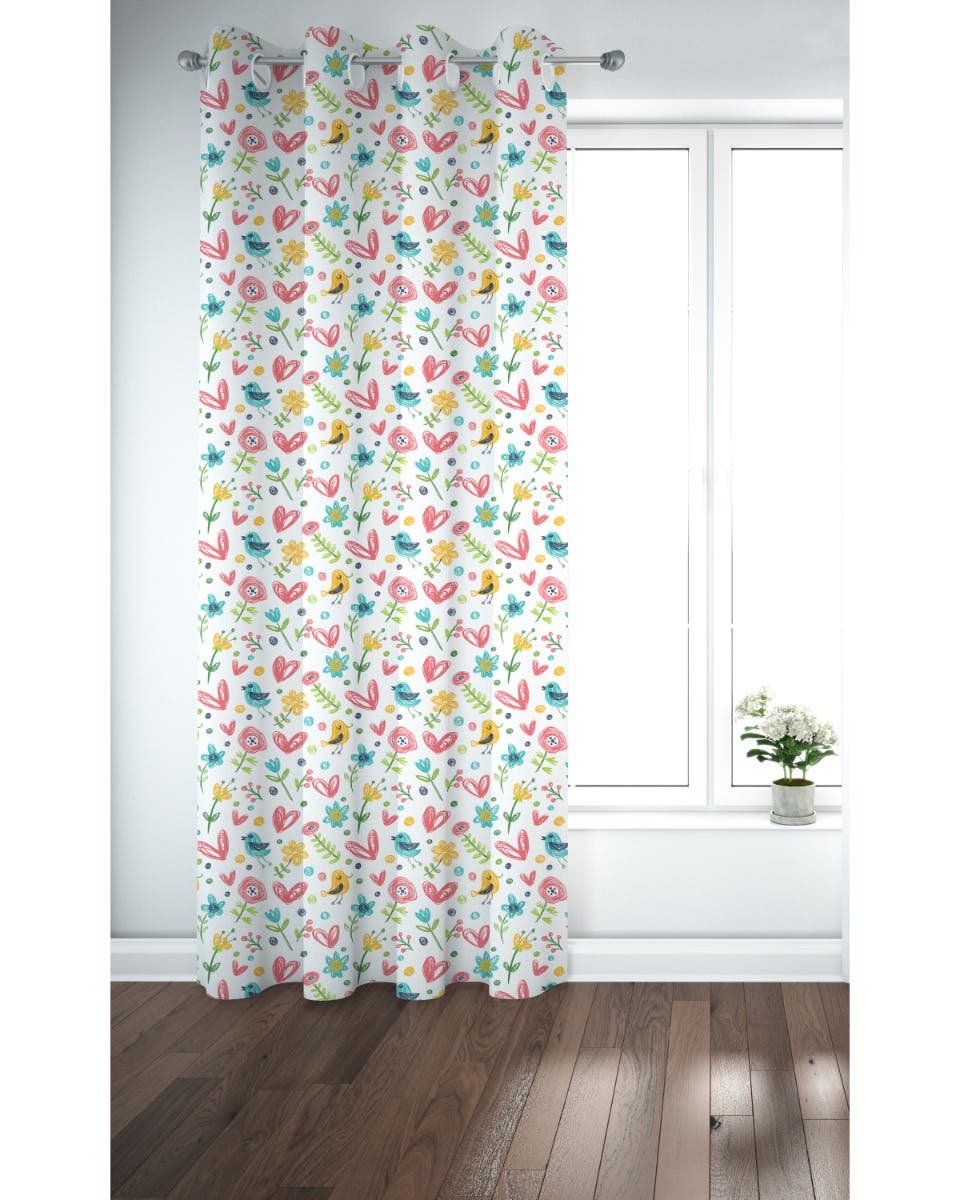 Polyester Curtain, 130×260 cm - Multicolor