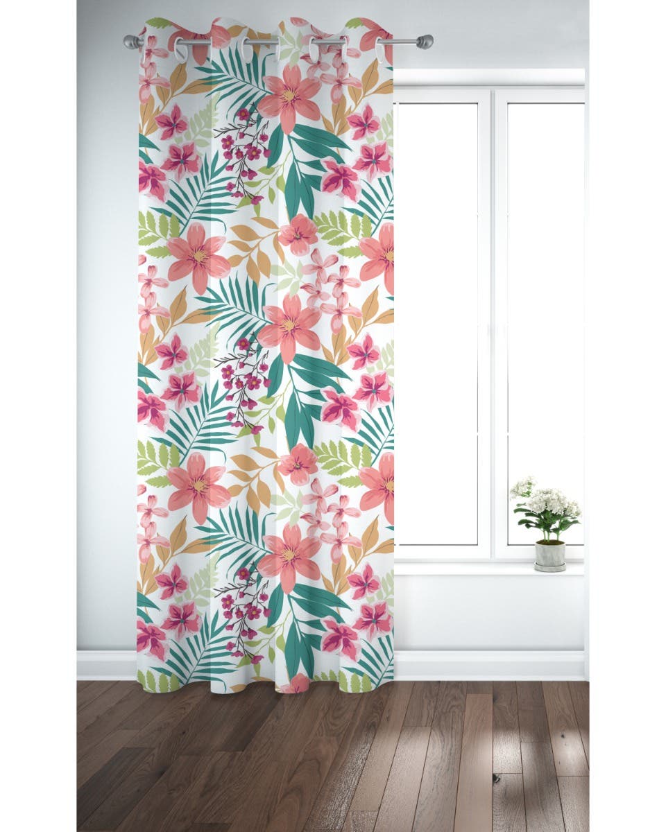 Polyester Curtain, 130×260 cm - Multicolor