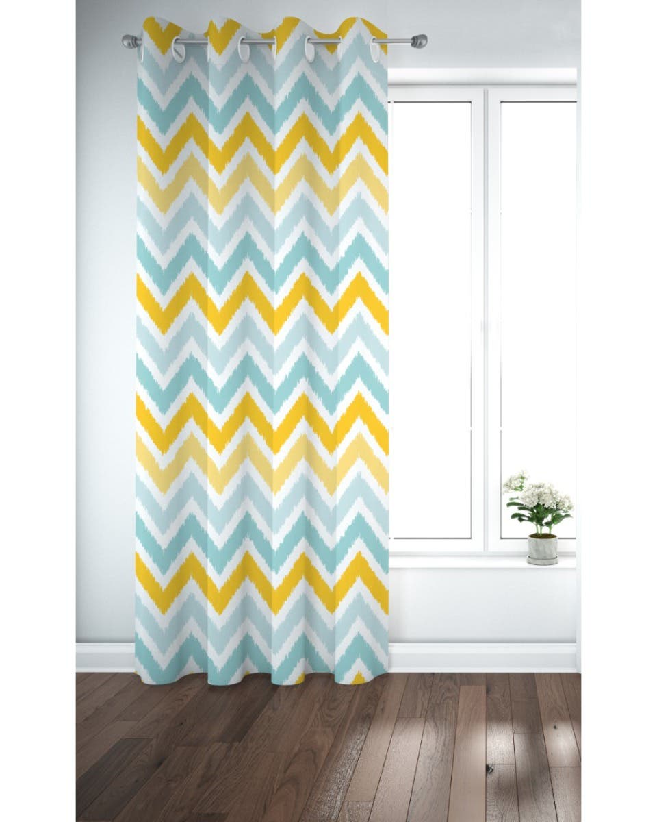 Polyester Curtain, 130×260 cm - Multicolor