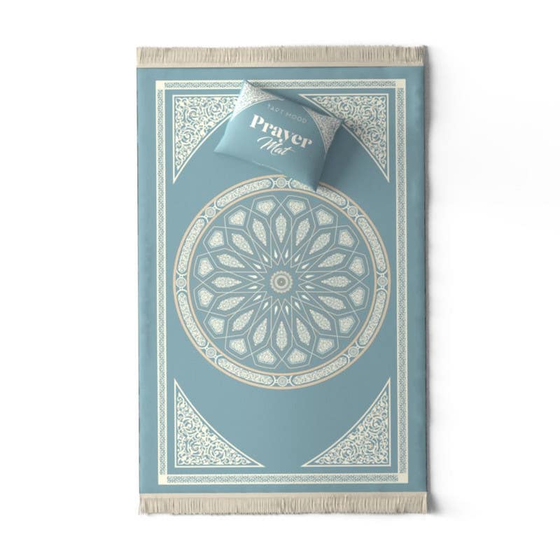 Prayer Mat, 68×117  cm - Light Blue