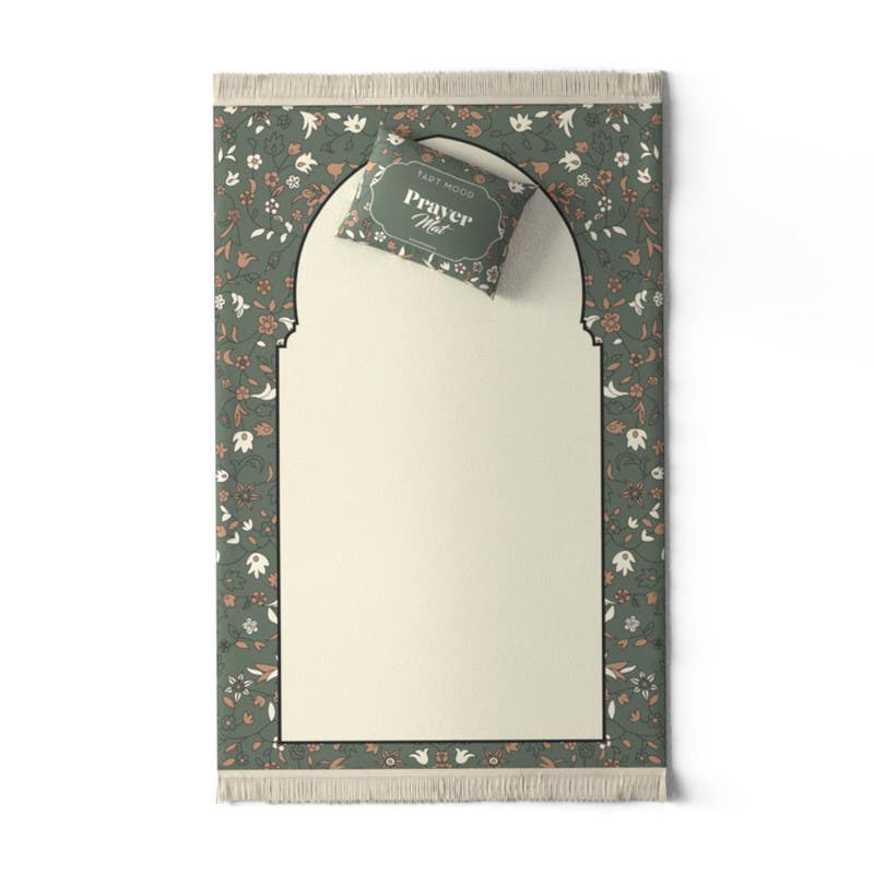 Prayer Mat, 68×117 cm - Olive Beige