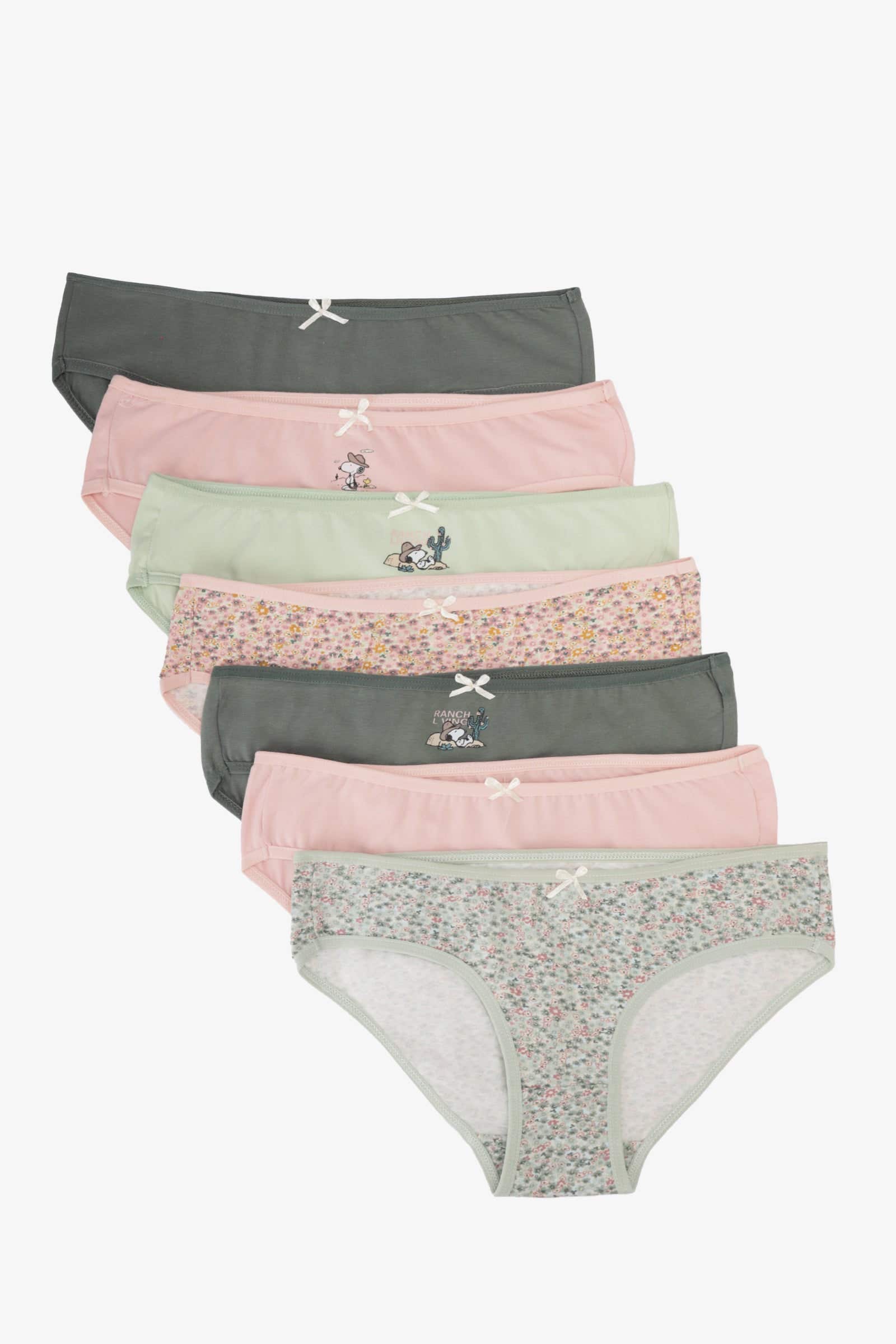 Carinawear Luxe Set: 7 Colorful Cotton Bikini Panties