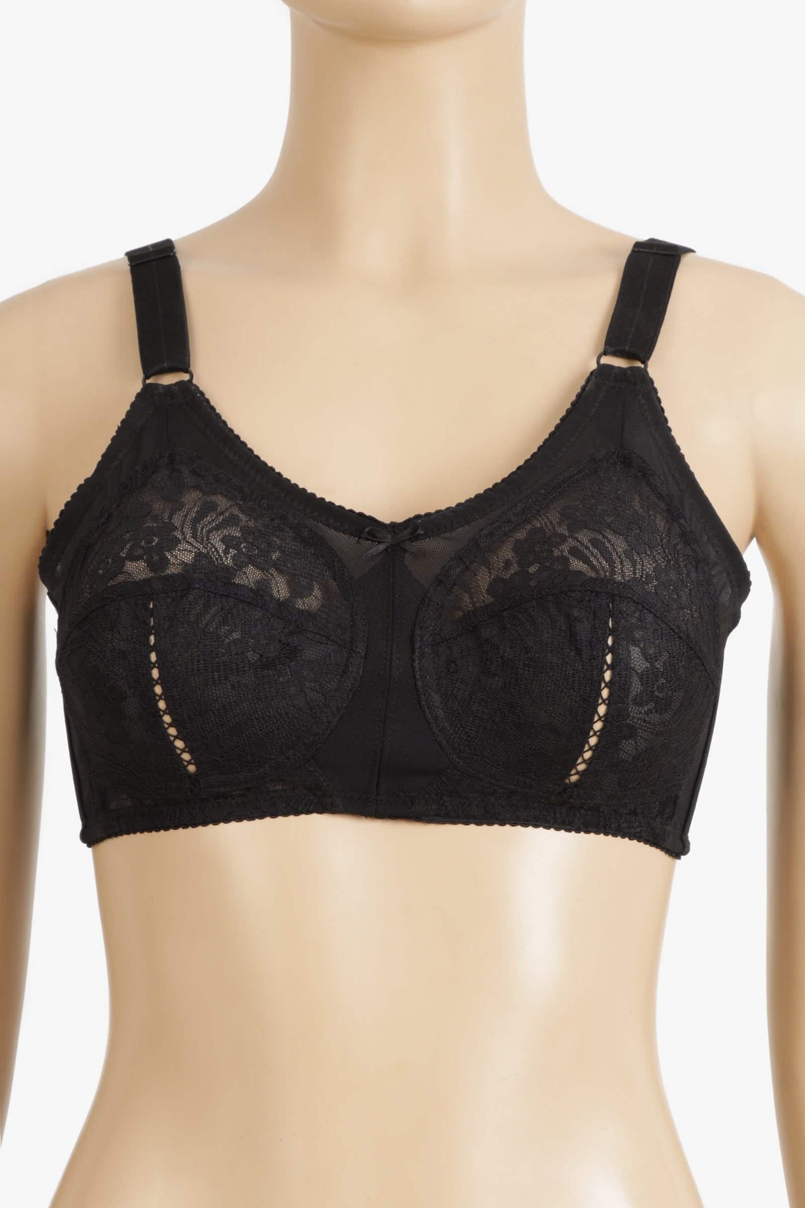 Carinawear Lace Minimizer Bra with Underwired Plunge