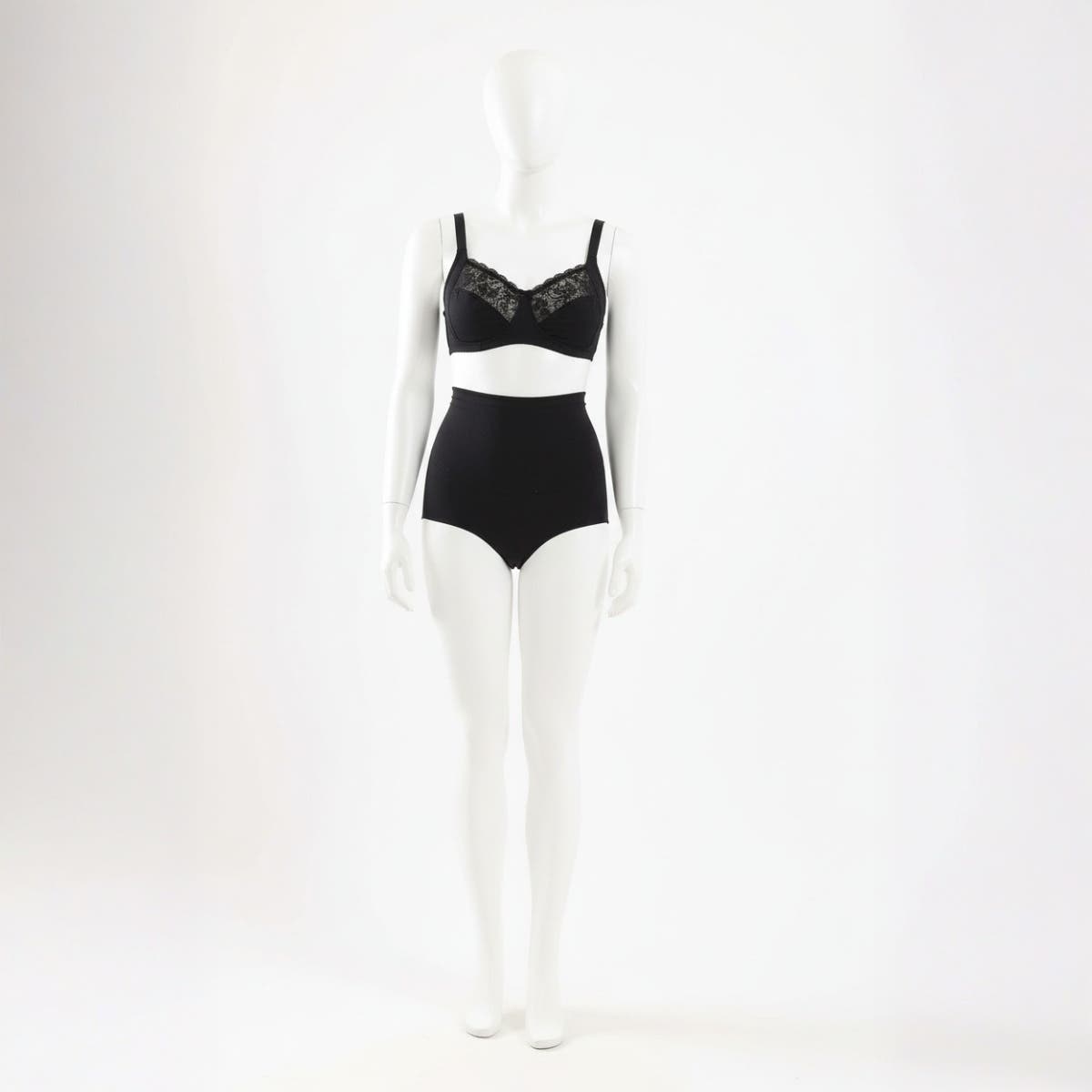 Carinawear Non-Padded Lace Bra - Adjustable Straps, Light Support