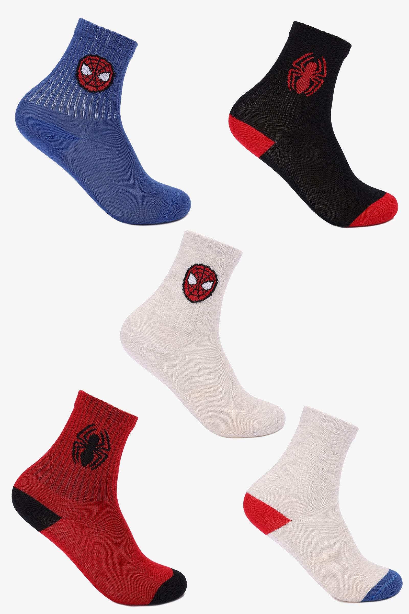 Spiderman Socks - 5 Pairs