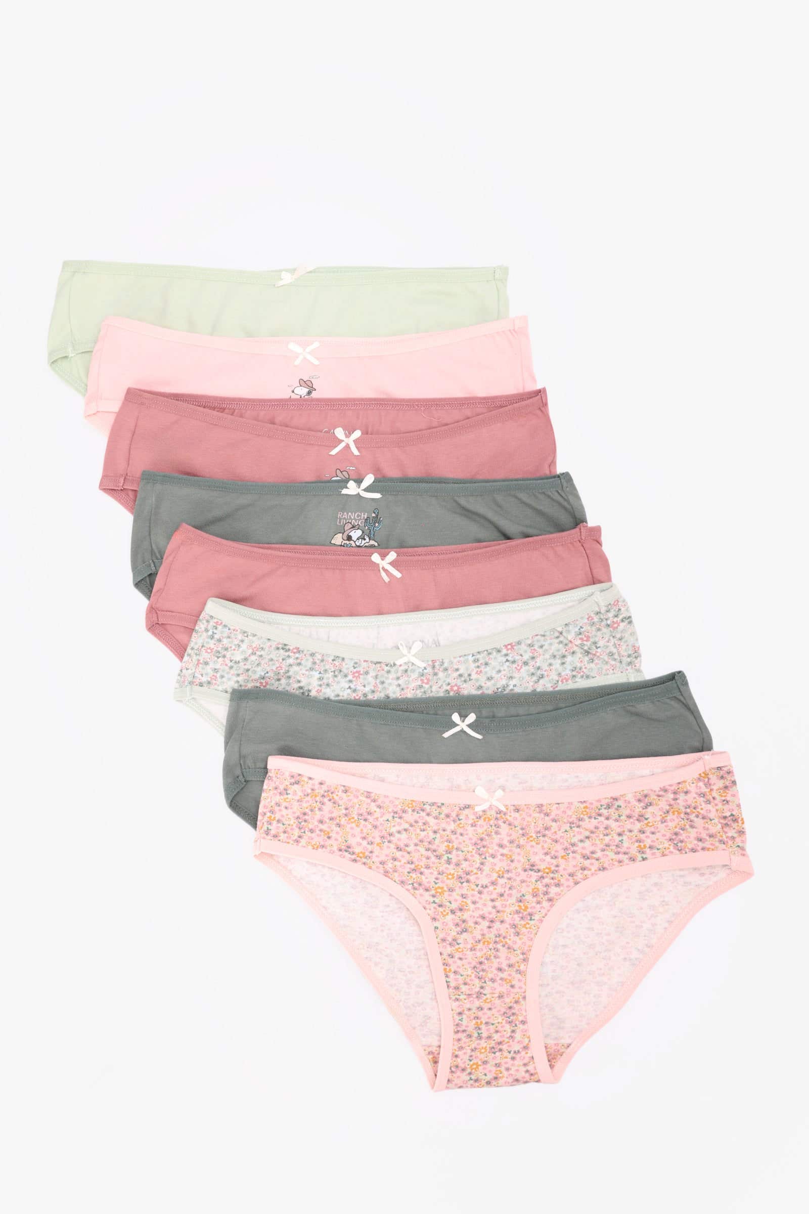 Carinawear Luxury Cotton Bikini Panties Set - Pack of 5