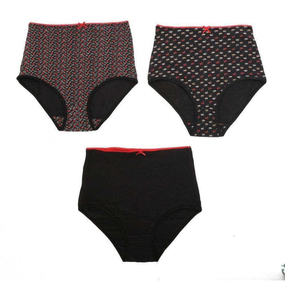Carinawear Cotton Full Briefs Pack of 3 - Printed Design