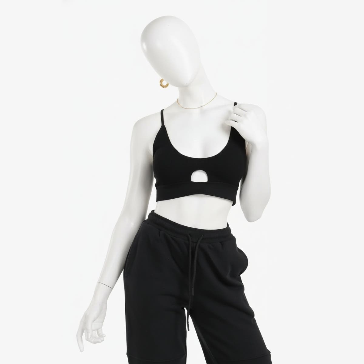 Soft Bra with Keyhole Design