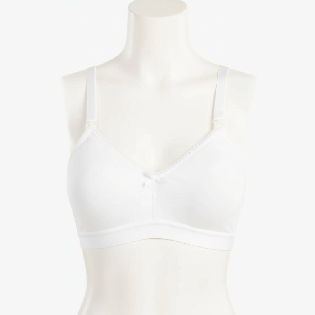 Carinawear Nursing Bra with Adjustable Straps - 80B Solid Pattern - Non-Padded - Non-Wired
