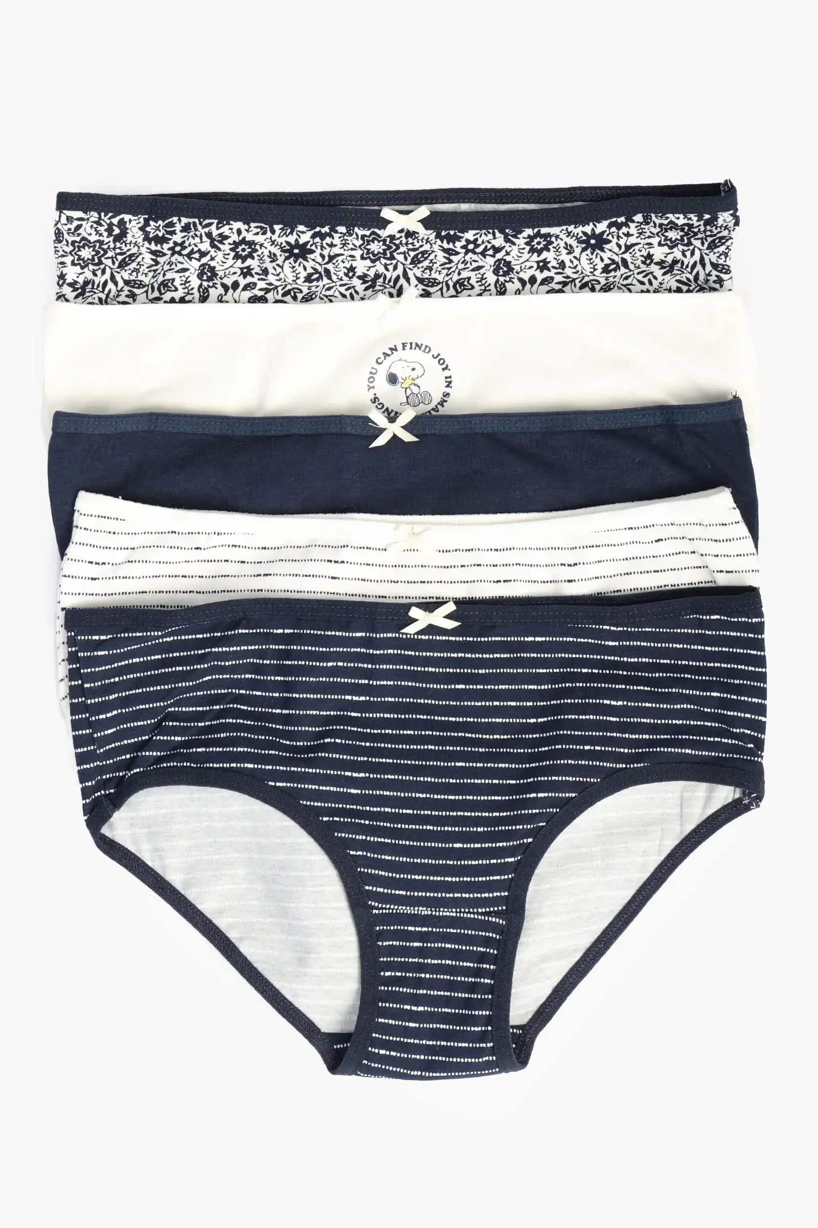 Pack of 5 Colored Brief Panties