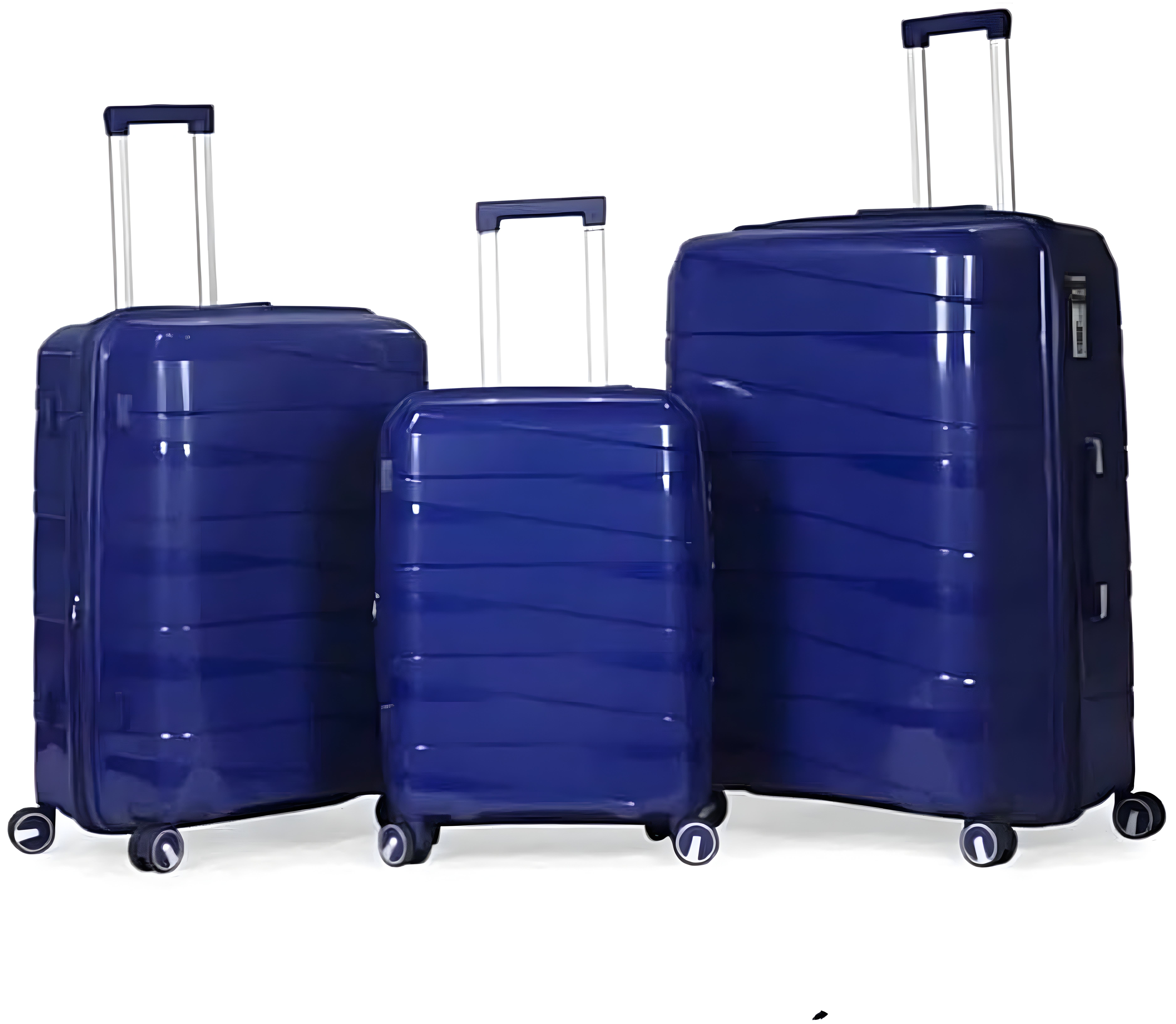 Generic Unbreakable Luggage Trolley Bag with TSA Lock - 4 Silent Spinner Wheels - Expandable ABS