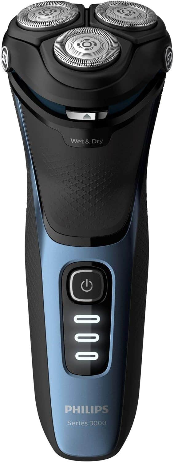 Philips Series 3000 Wet/Dry Electric Shaver, 5D Pivot & Flex Heads, Pop-up Trimmer