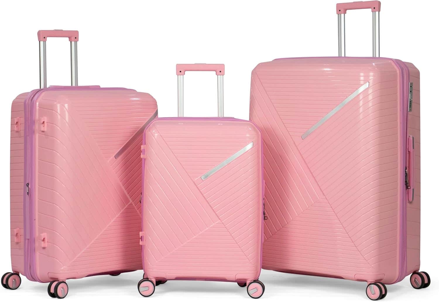 Musselz Unbreakable Pyramid Luggage Set - 3 Piece