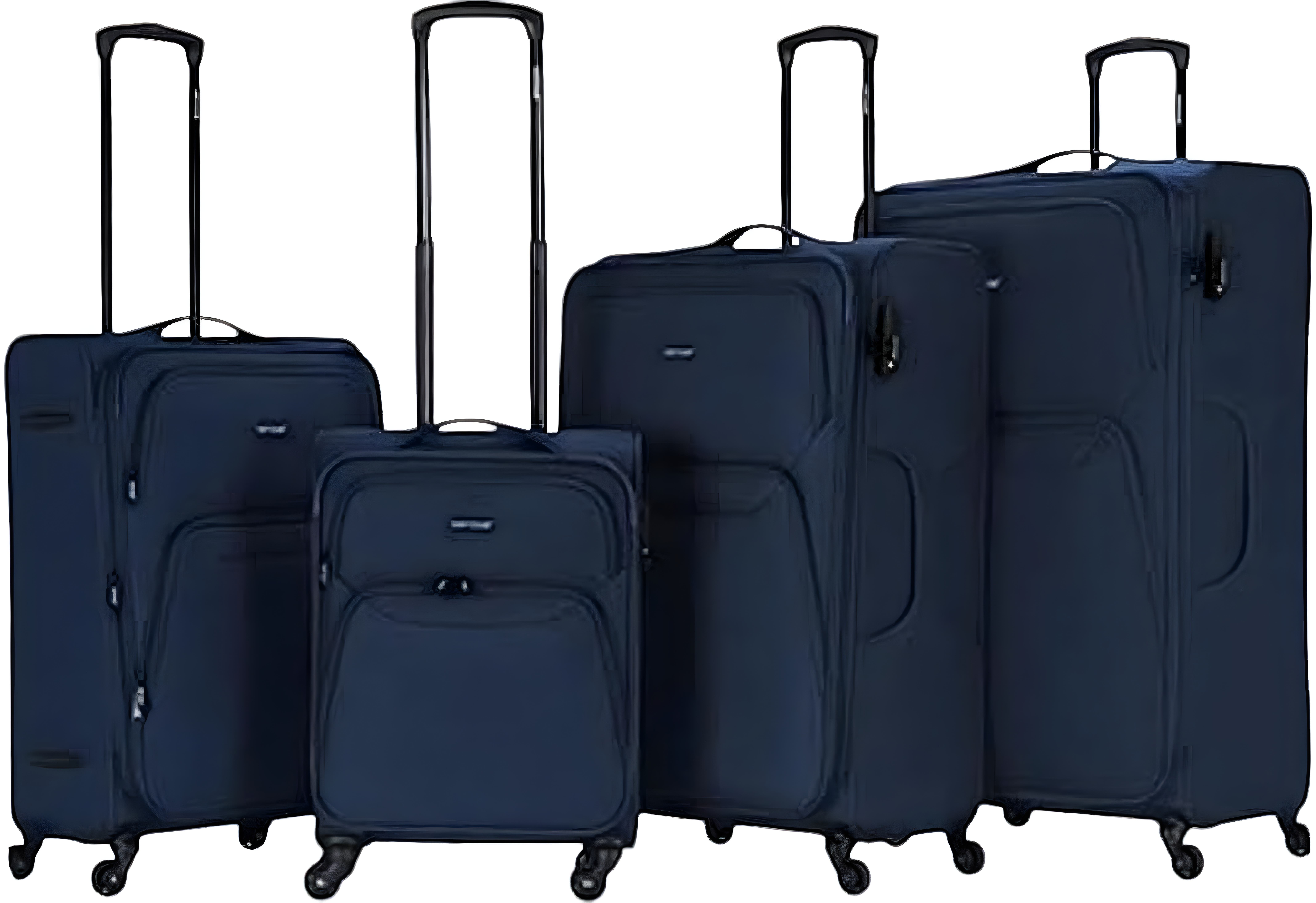 Generic Heavy Duty Luggage Trolley Bags Set of 4 - Expandable Oxford Cloth - 20-24-28-32 - New
