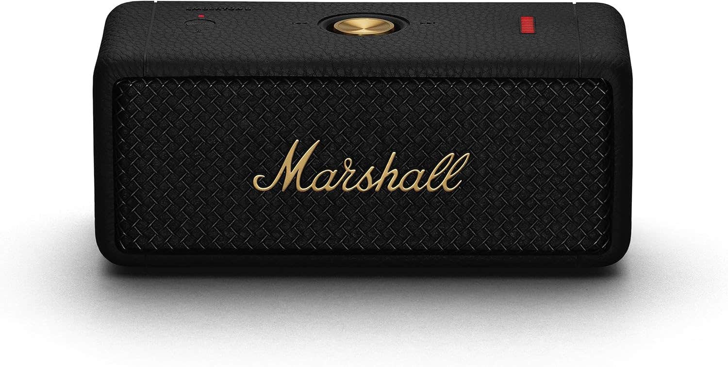 Marshall Emberton II Wireless Speaker, Water Resistant with 30 Hours of Playtime - Black Copper