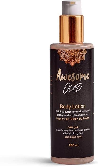 Luxury Oud Body Lotion by Awesome - 250ml Bottle
