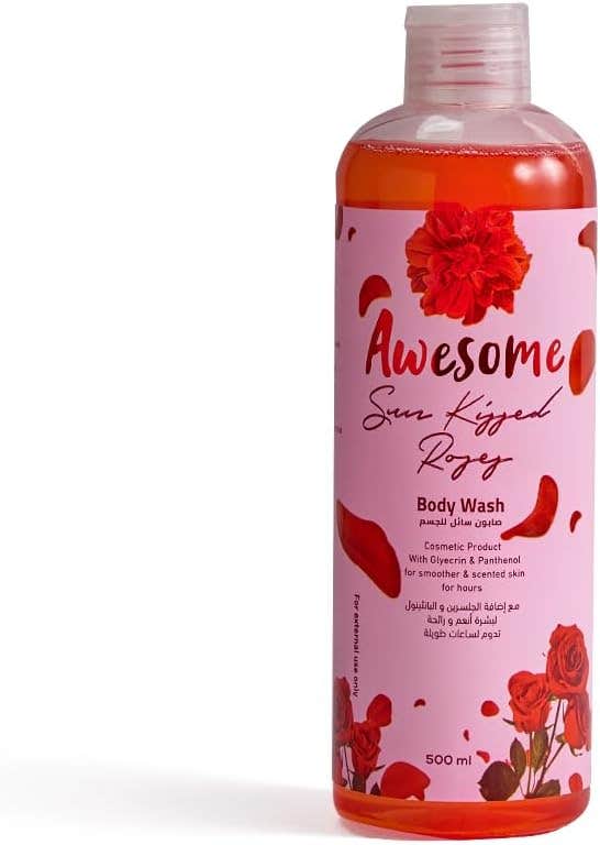 Awesome Sunkissed Roses Body Wash 500ml | Moisturizing Shower Gel for Soft Skin