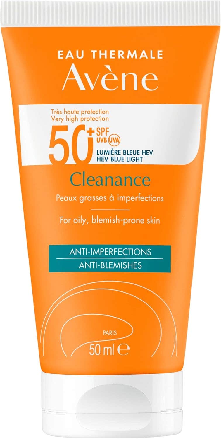 Avene Cleanance Solaire SPF 50+ Oil-Free Sunscreen 50ml