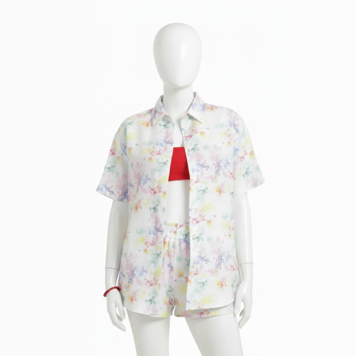 Carinawear Colored Beach Shirt | Tencel Relaxed Fit, Vibrant Print