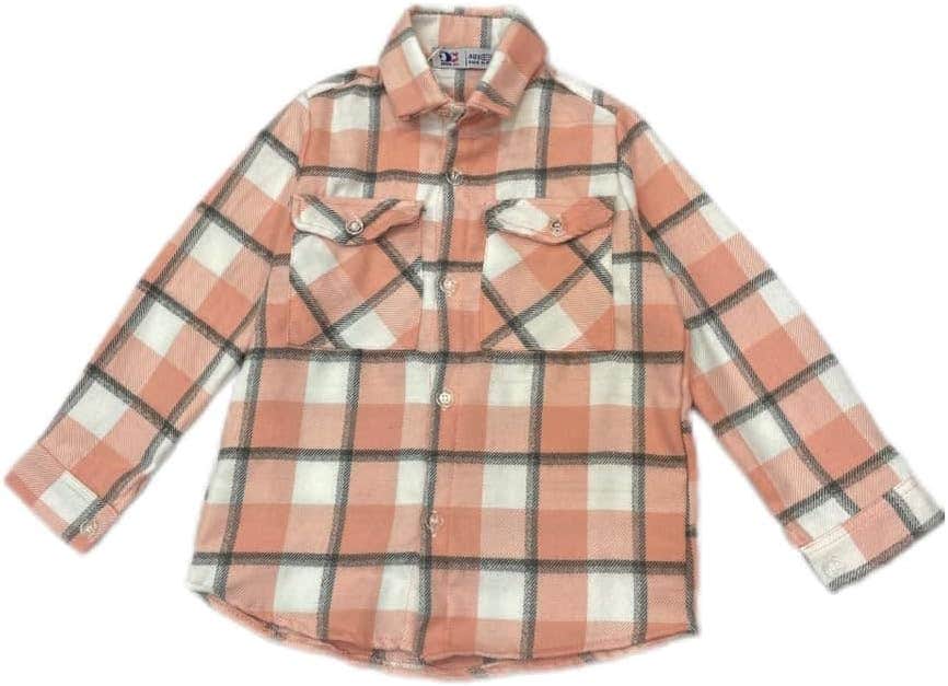 Kids Gogh Shirt Autumn Winter Simon White Long Sleeve Front Pockets for Fall Winter