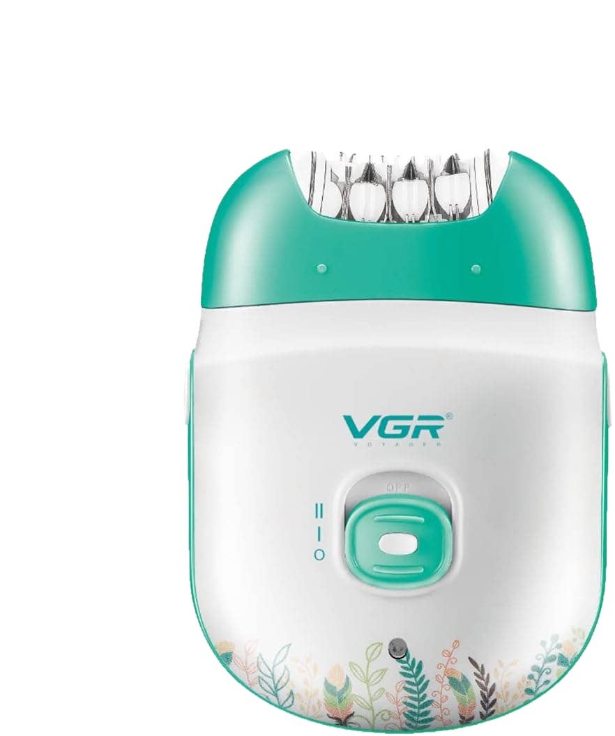 VGR V-726 Women's Cordless Epilator - Gentle Hair Removal, Wet & Dry, 60min Runtime