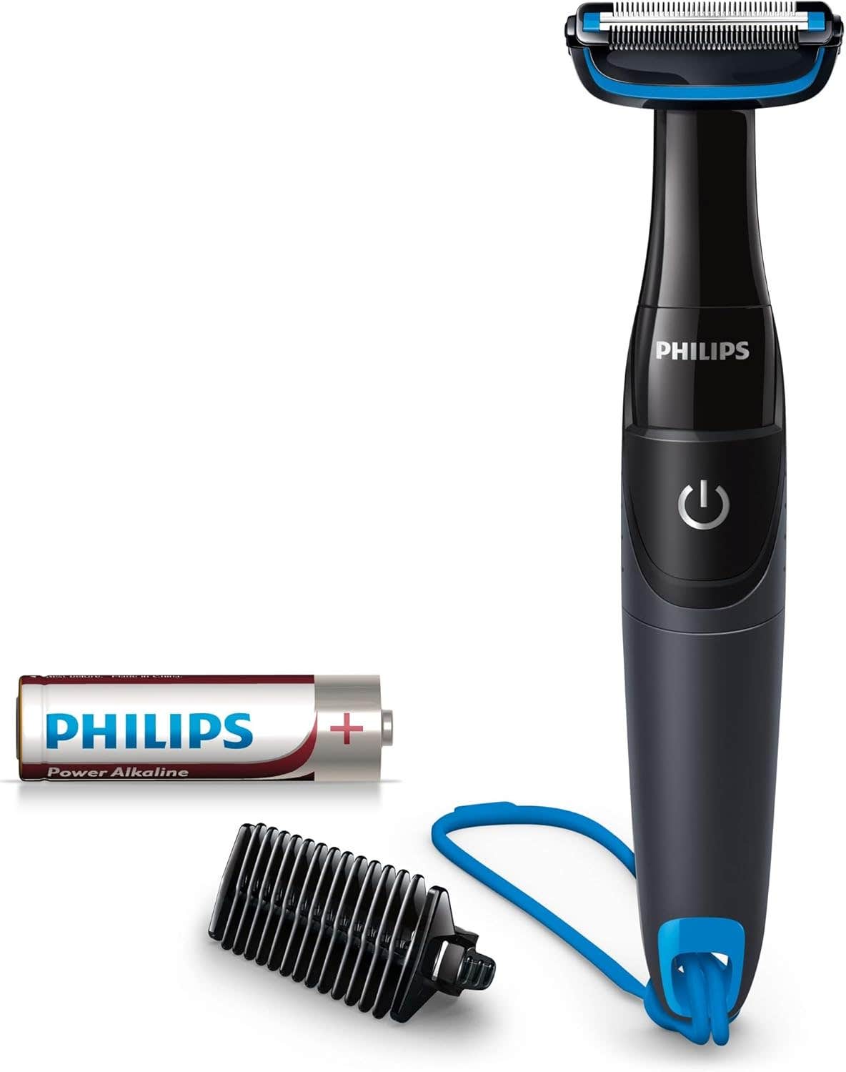 Philips Bodygroom Series 1000 Body Groomer for Men - Cordless, Waterproof - Black