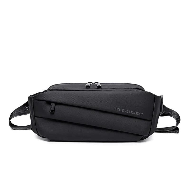 Arctic Hunter Crossbody Bag Multi-Functional & Waterproof - Black