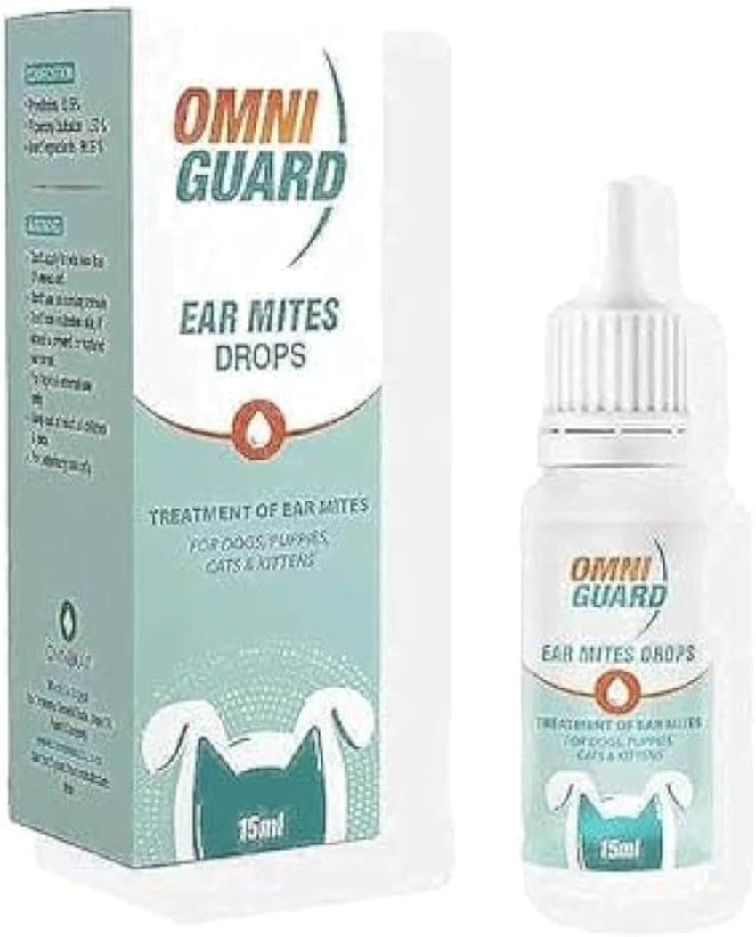 Ear Mite Treatment Drops for Dogs & Cats - 15ml