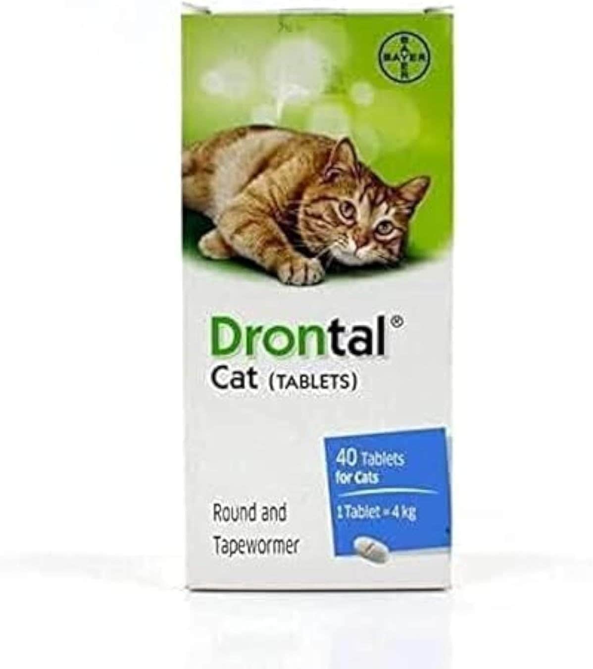 Dronall German Cat Worm Tablets Full Box 24 Tablets