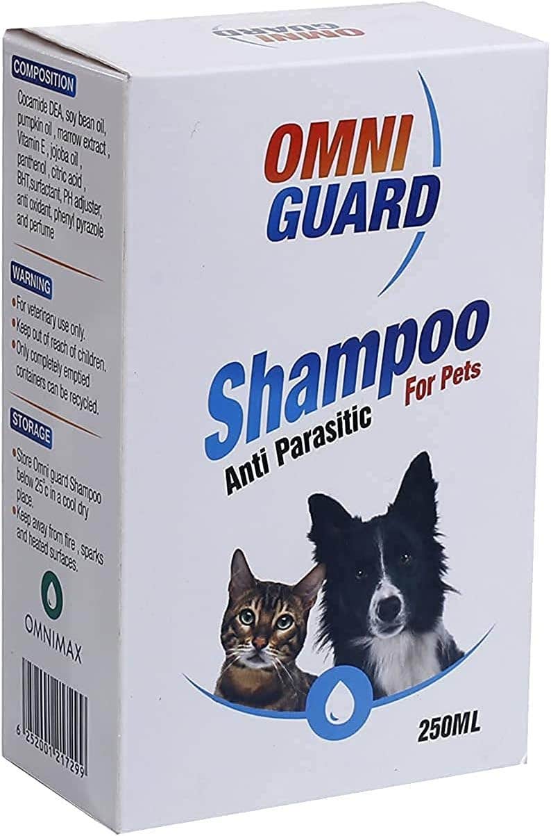 Omniguard Anti Parasitic Shampoo for Cats & Dogs - 250ml