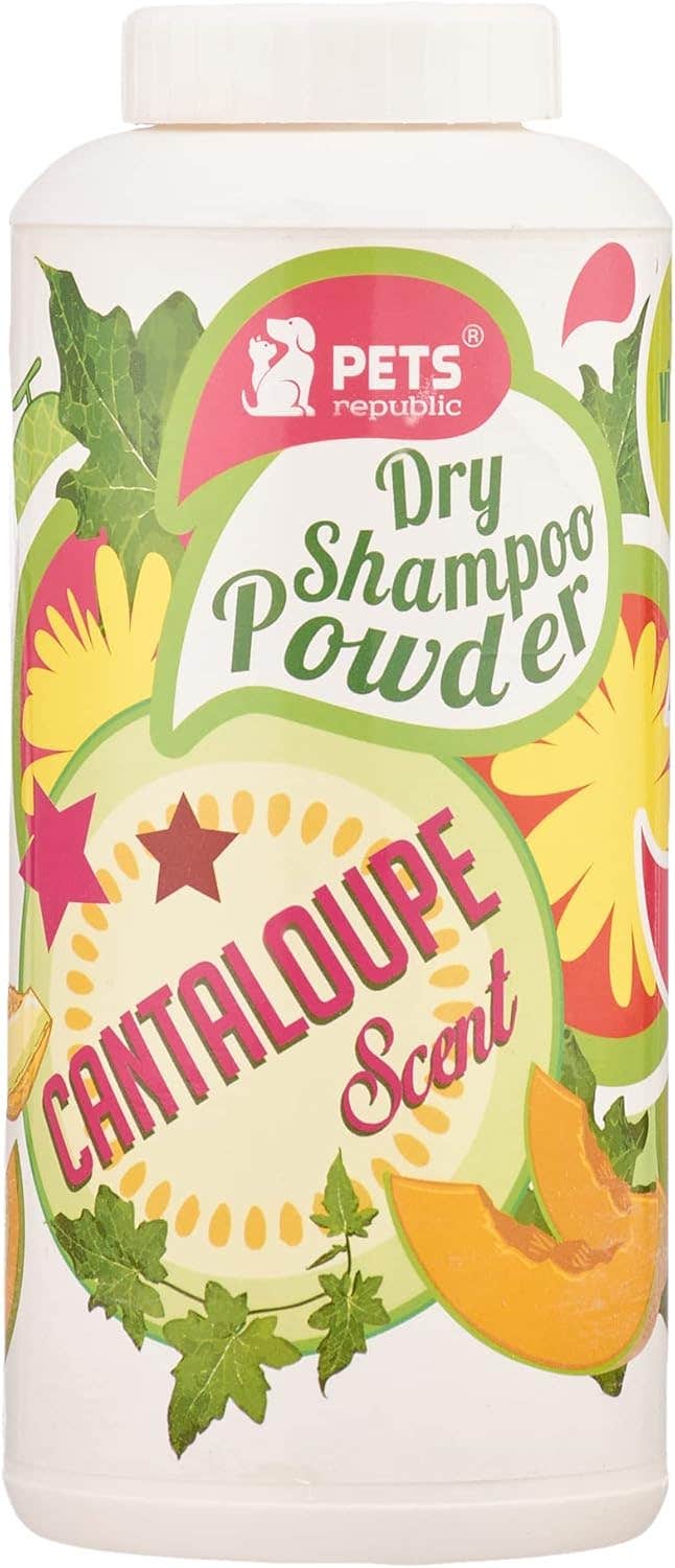 Pets Republic Cantaloupe Dry Shampoo for Dogs - 500g - Deodorizing Formula
